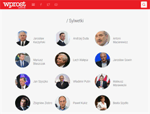 Tablet Screenshot of ludzie.wprost.pl